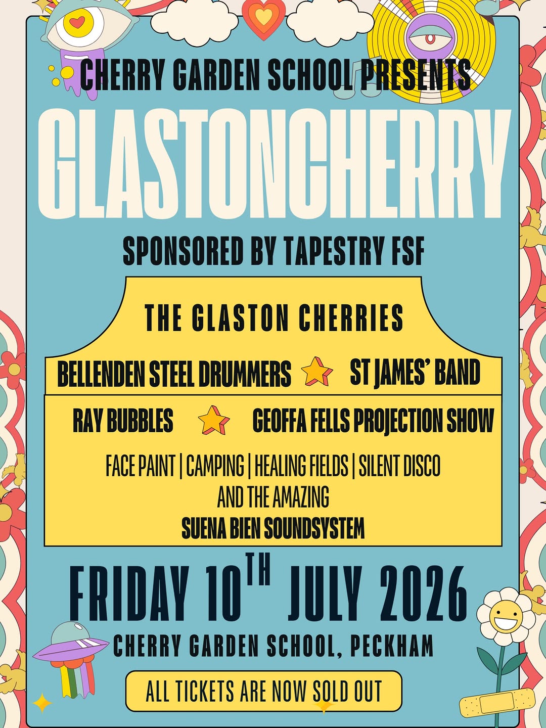 GlastonCherry Summer Fair Poster